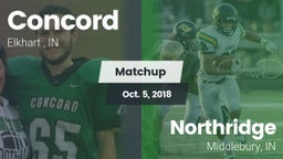 Matchup: Concord  vs. Northridge  2018