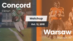 Matchup: Concord  vs. Warsaw  2018