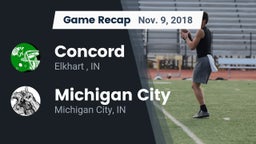 Recap: Concord  vs. Michigan City  2018