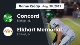 Recap: Concord  vs. Elkhart Memorial  2019
