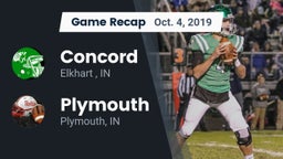 Recap: Concord  vs. Plymouth  2019