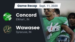 Recap: Concord  vs. Wawasee  2020