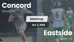 Matchup: Concord  vs. Eastside  2020