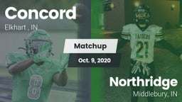Matchup: Concord  vs. Northridge  2020
