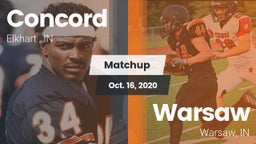Matchup: Concord  vs. Warsaw  2020