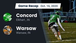 Recap: Concord  vs. Warsaw  2020