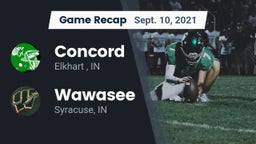 Recap: Concord  vs. Wawasee  2021