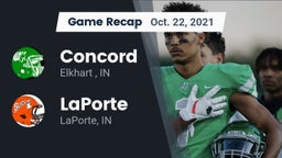 Recap: Concord  vs. LaPorte  2021