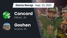 Recap: Concord  vs. Goshen  2022