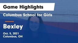 Columbus School for Girls  vs Bexley  Game Highlights - Oct. 5, 2021