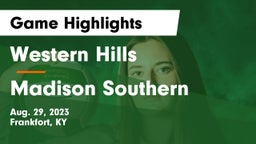 Western Hills  vs Madison Southern  Game Highlights - Aug. 29, 2023