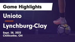 Unioto  vs Lynchburg-Clay  Game Highlights - Sept. 28, 2023