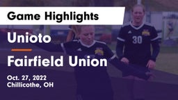 Unioto  vs Fairfield Union Game Highlights - Oct. 27, 2022