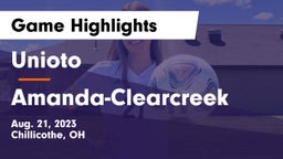 Unioto  vs Amanda-Clearcreek  Game Highlights - Aug. 21, 2023