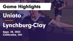 Unioto  vs Lynchburg-Clay  Game Highlights - Sept. 28, 2023