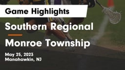 Southern Regional  vs Monroe Township  Game Highlights - May 25, 2023