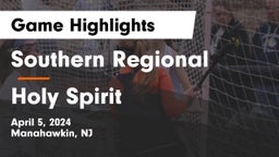 Southern Regional  vs Holy Spirit  Game Highlights - April 5, 2024