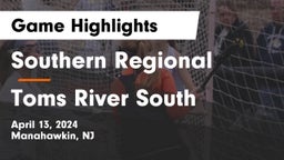 Southern Regional  vs Toms River South  Game Highlights - April 13, 2024