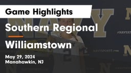 Southern Regional  vs Williamstown Game Highlights - May 29, 2024