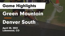 Green Mountain  vs Denver South  Game Highlights - April 20, 2022
