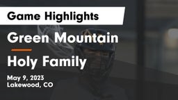 Green Mountain  vs Holy Family  Game Highlights - May 9, 2023