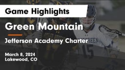 Green Mountain  vs Jefferson Academy Charter  Game Highlights - March 8, 2024