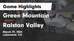 Green Mountain  vs Ralston Valley  Game Highlights - March 29, 2024