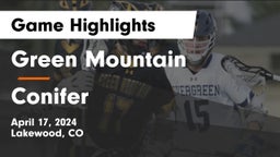 Green Mountain  vs Conifer  Game Highlights - April 17, 2024