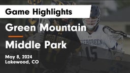 Green Mountain  vs Middle Park  Game Highlights - May 8, 2024