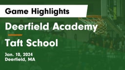 Deerfield Academy vs Taft School Game Highlights - Jan. 10, 2024