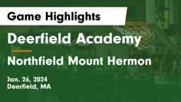 Deerfield Academy vs Northfield Mount Hermon  Game Highlights - Jan. 26, 2024