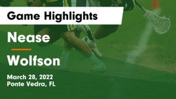 Nease  vs Wolfson Game Highlights - March 28, 2022