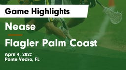 Nease  vs Flagler Palm Coast  Game Highlights - April 4, 2022