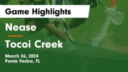 Nease  vs Tocoi Creek  Game Highlights - March 26, 2024