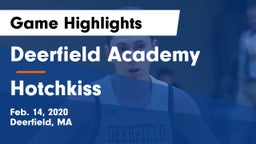 Deerfield Academy  vs Hotchkiss Game Highlights - Feb. 14, 2020