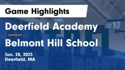 Deerfield Academy  vs Belmont Hill School Game Highlights - Jan. 28, 2023