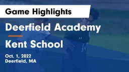 Deerfield Academy  vs Kent School Game Highlights - Oct. 1, 2022
