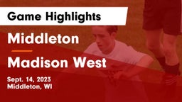 Middleton  vs Madison West  Game Highlights - Sept. 14, 2023