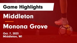 Middleton  vs Monona Grove  Game Highlights - Oct. 7, 2023