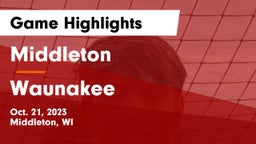 Middleton  vs Waunakee  Game Highlights - Oct. 21, 2023