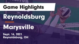 Reynoldsburg  vs Marysville  Game Highlights - Sept. 16, 2021