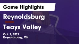 Reynoldsburg  vs Teays Valley  Game Highlights - Oct. 2, 2021