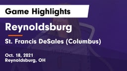 Reynoldsburg  vs St. Francis DeSales  (Columbus) Game Highlights - Oct. 18, 2021