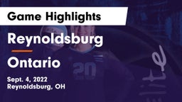 Reynoldsburg  vs Ontario  Game Highlights - Sept. 4, 2022