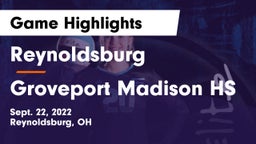 Reynoldsburg  vs Groveport Madison HS Game Highlights - Sept. 22, 2022