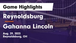 Reynoldsburg  vs Gahanna Lincoln  Game Highlights - Aug. 29, 2023