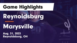 Reynoldsburg  vs Marysville  Game Highlights - Aug. 31, 2023