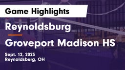 Reynoldsburg  vs Groveport Madison HS Game Highlights - Sept. 12, 2023