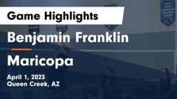 Benjamin Franklin  vs Maricopa Game Highlights - April 1, 2023