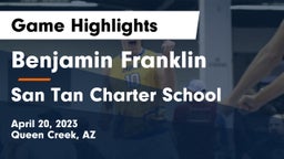 Benjamin Franklin  vs San Tan Charter School Game Highlights - April 20, 2023